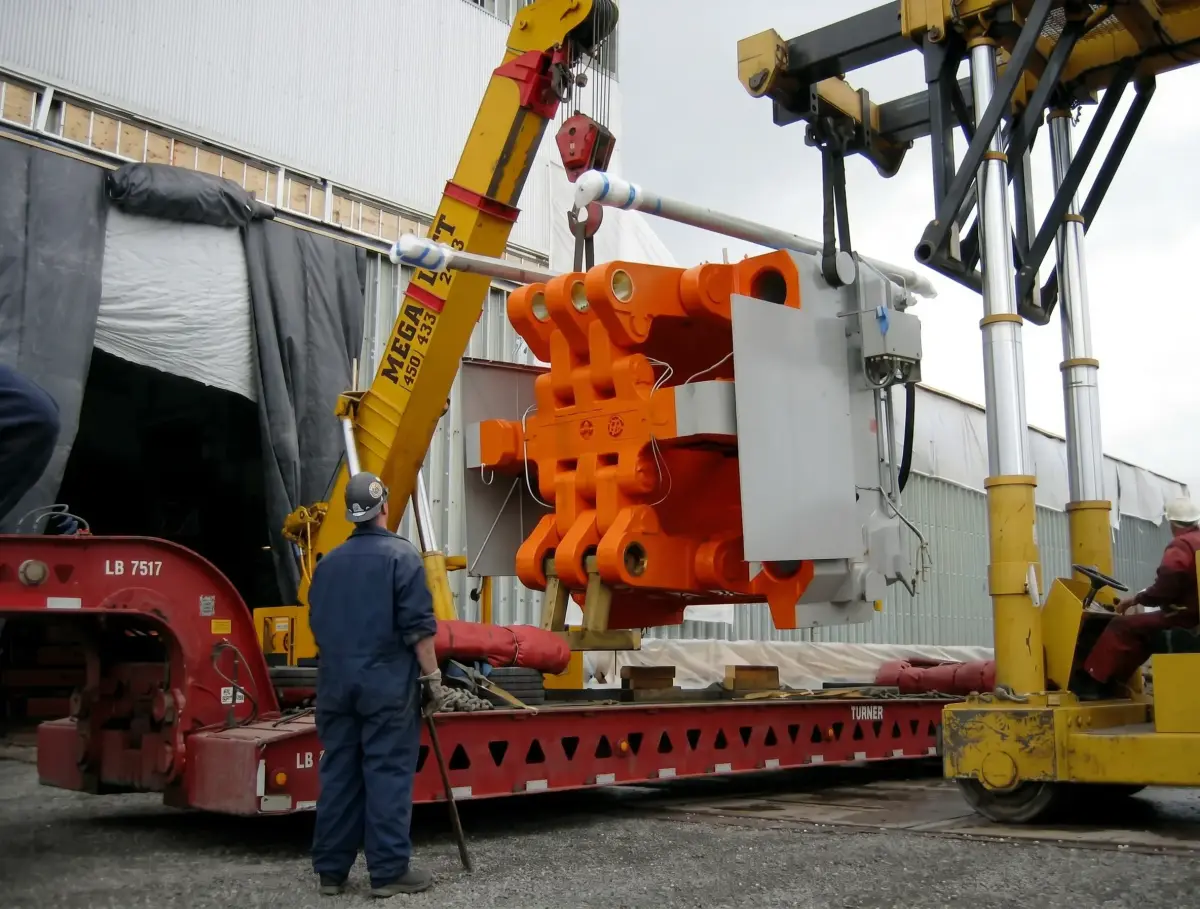 Délocalisation de machinerie